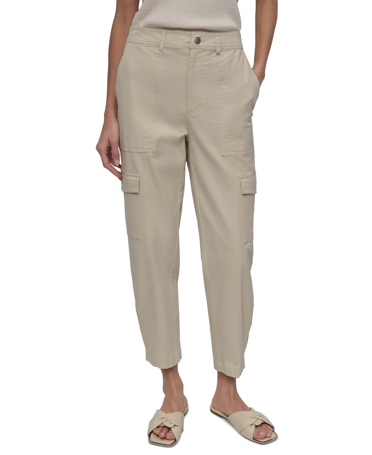 DKNY JEANS WOMEN'S UTILITY-POCKET CARGO PANTS 