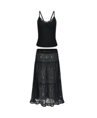 Plus Size Isadora Cami And Skirt Set