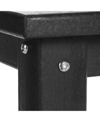 Low Outdoor HDPE Square Patio Coffee Table