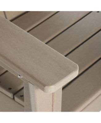 Kids Outdoor Adirondack Plastic Patio Chair (Set of 2)