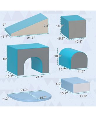 7-Piece Kids Crawl and Climb Activity Play Set, Contemporary