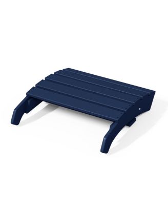 Outdoor Patio HDPE Adirondack Ottoman Footrest