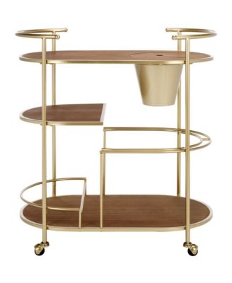 Alora 2 Tier Bar Cart W Bucket