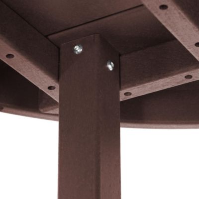 Kids 5-Piece HDPE Outdoor Patio Round Dining Table and Chairs Set