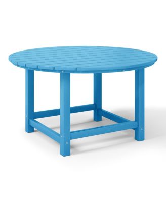 Kids 5-Piece HDPE Outdoor Patio Round Dining Table and Chairs Set