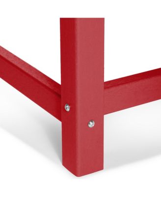 Low Outdoor HDPE Round Patio Coffee Table