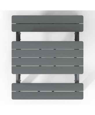 Outdoor Patio Kids HDPE Plastic Picnic Bench Table