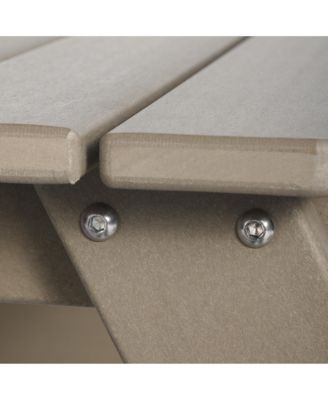 Outdoor Patio Kids HDPE Plastic Picnic Bench Table