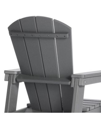 Kids 5-Piece HDPE Outdoor Square Patio Dining Table and Chairs Set