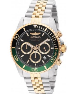 Men's 48116 Pro Diver Quartz Chronograph Black Dial Watch