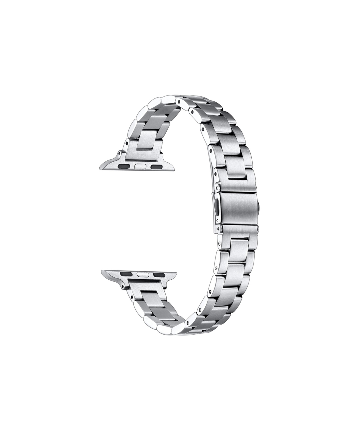 Posh Tech Sloan Skinny Stainless-steel Band For Apple Watch, Fits All Apple Watch Models In Silver