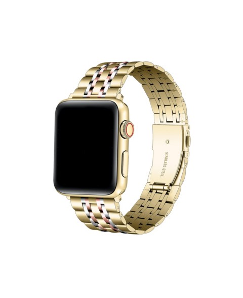 Posh Tech Rainey Stainless Steel Band for Apple Watch, Fits All Apple Watch Models