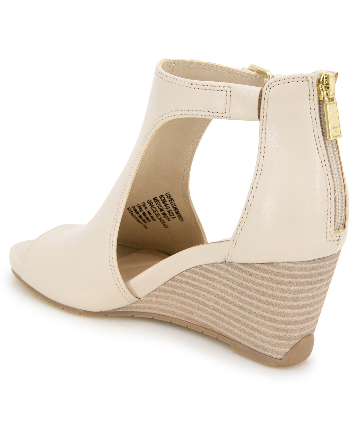 Kenneth Cole Reaction Women's Gracie Wedge Sandals In Ecru