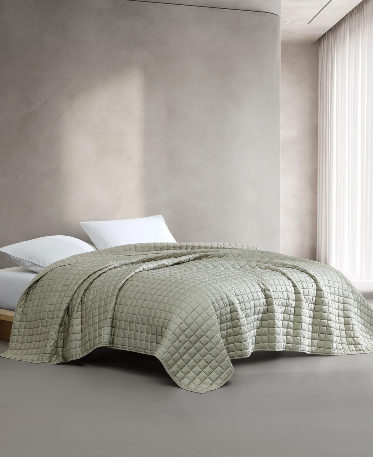 Calvin Klein Tencel Solid Reversible 3-Pc. Quilt Set