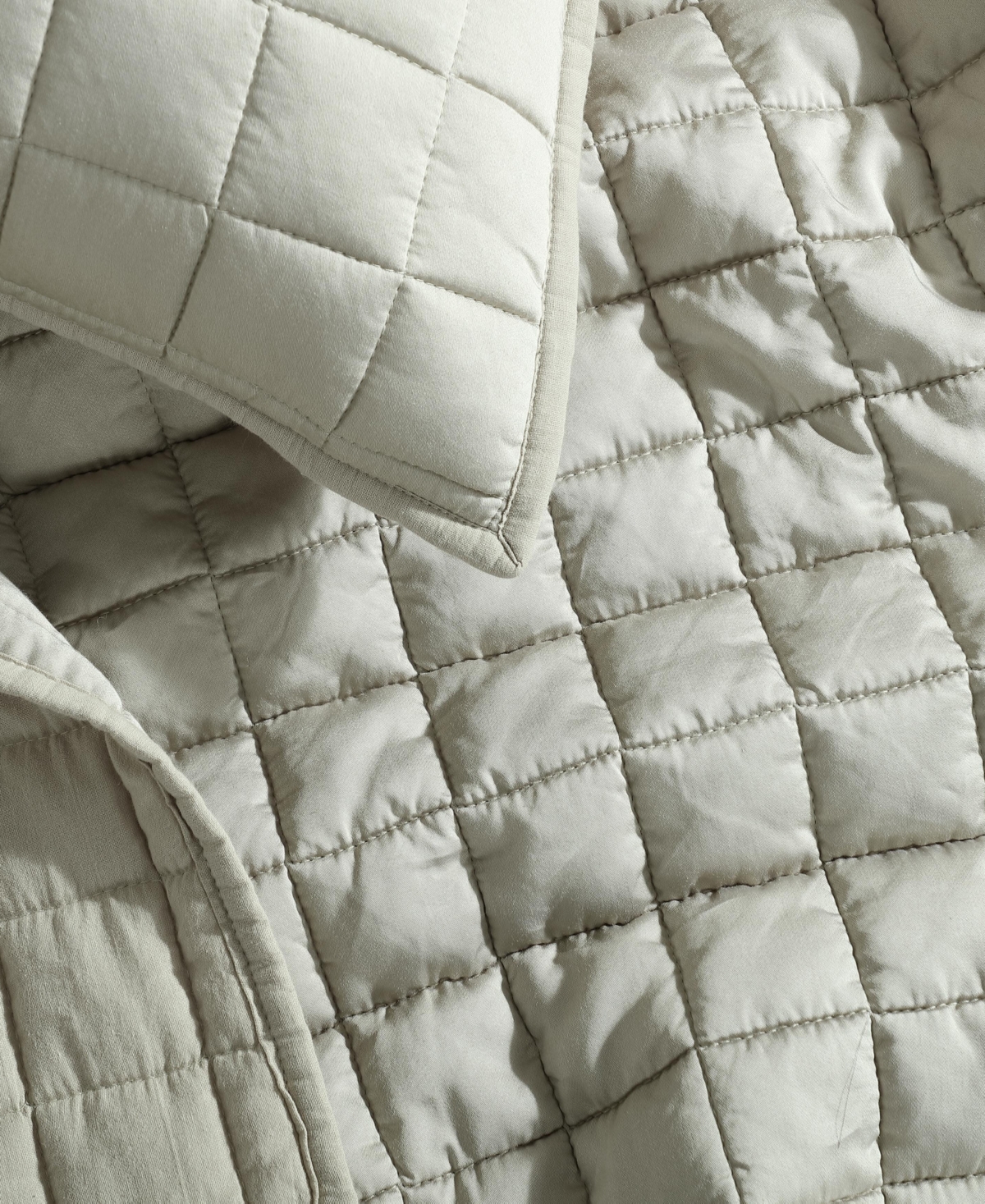 Calvin Klein Lyocell Solid 3-pc. Quilt Set, Queen In Absinthe Green