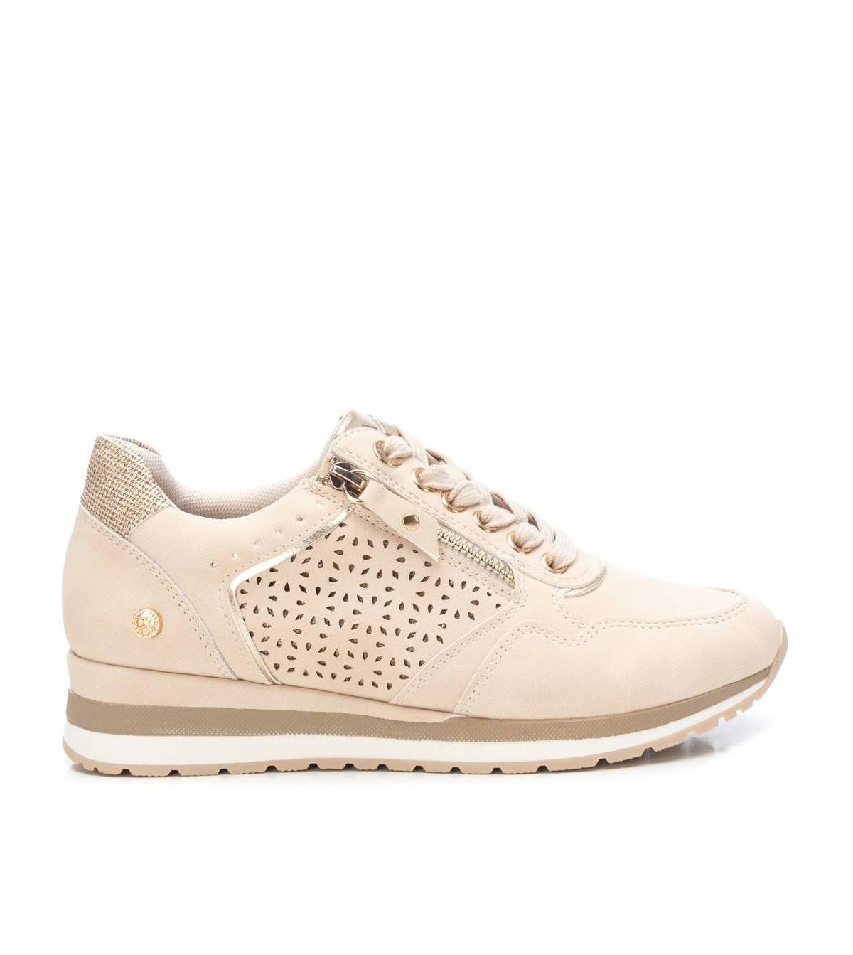 Women's Lace-Up Sneakers By Xti - Black
