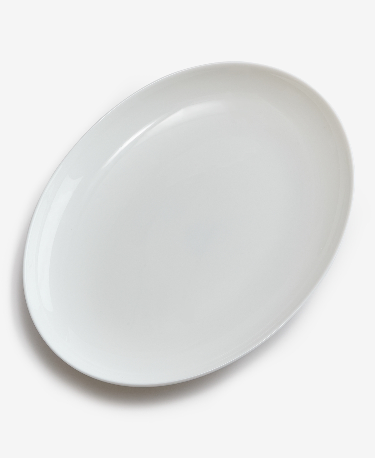 Arch Studio Opal Glass Coupe Serving Platter, Exclusively At Macy's In White