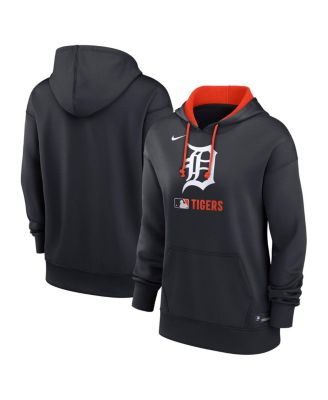 Nike - Women's Navy Detroit Tigers Authentic Collection Performance Pullover Hoodie