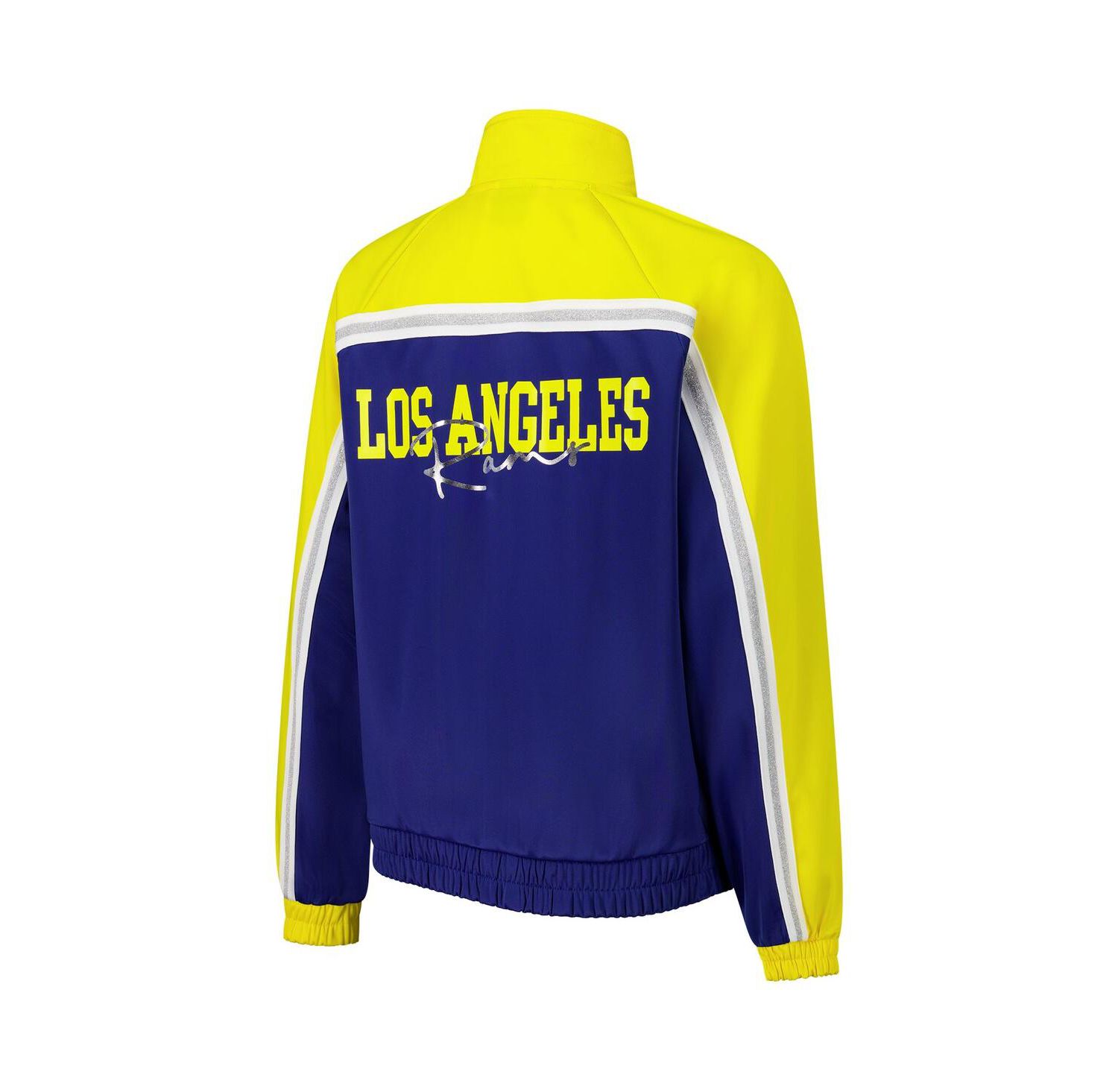 Women's Royal Los Angeles Rams Post Game Full-Zip Track Jacket