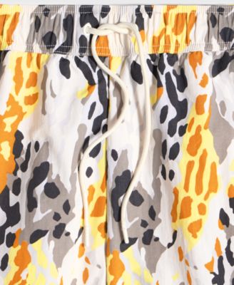 Men's Fashion Animal Regular-Fit Printed Swim Trunks, Exclusively at Macy's 