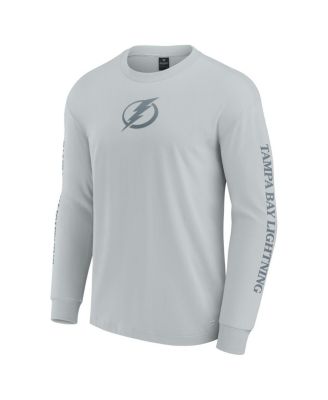 Men's Gray Tampa Bay Lightning Elements Strive Long Sleeve T-Shirt