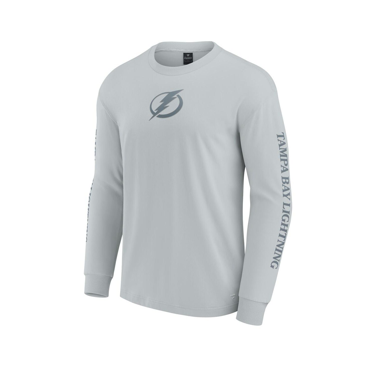 Men's Gray Tampa Bay Lightning Elements Strive Long Sleeve T-Shirt