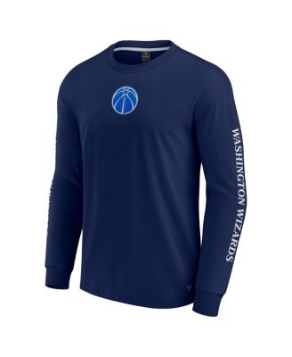 Men's Navy Washington Wizards Elements Strive Long Sleeve T-Shirt