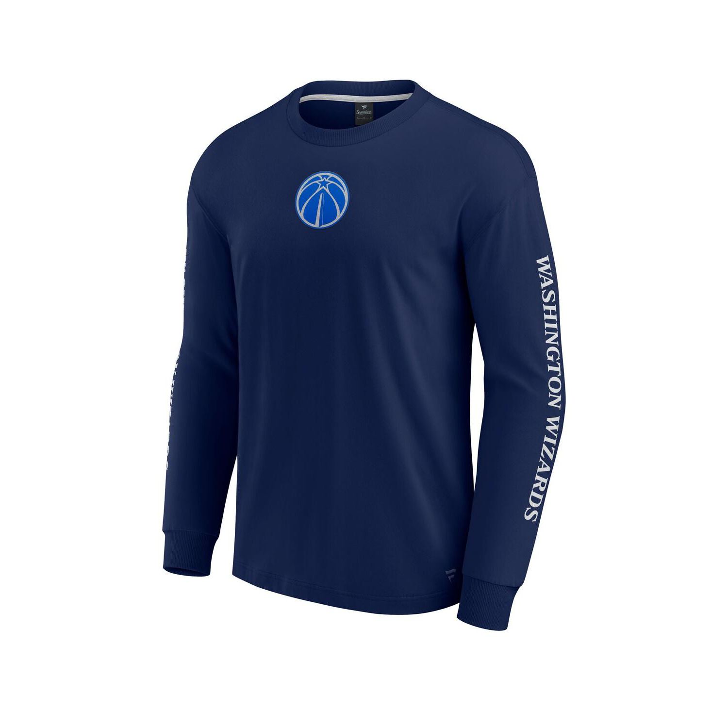 Men's Navy Washington Wizards Elements Strive Long Sleeve T-Shirt