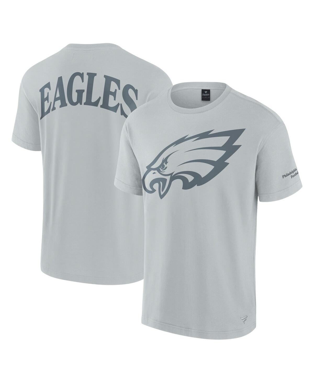 Fanatics Men's And Women's Gray Philadelphia Eagles Elements Iconic T-shirt In Gray