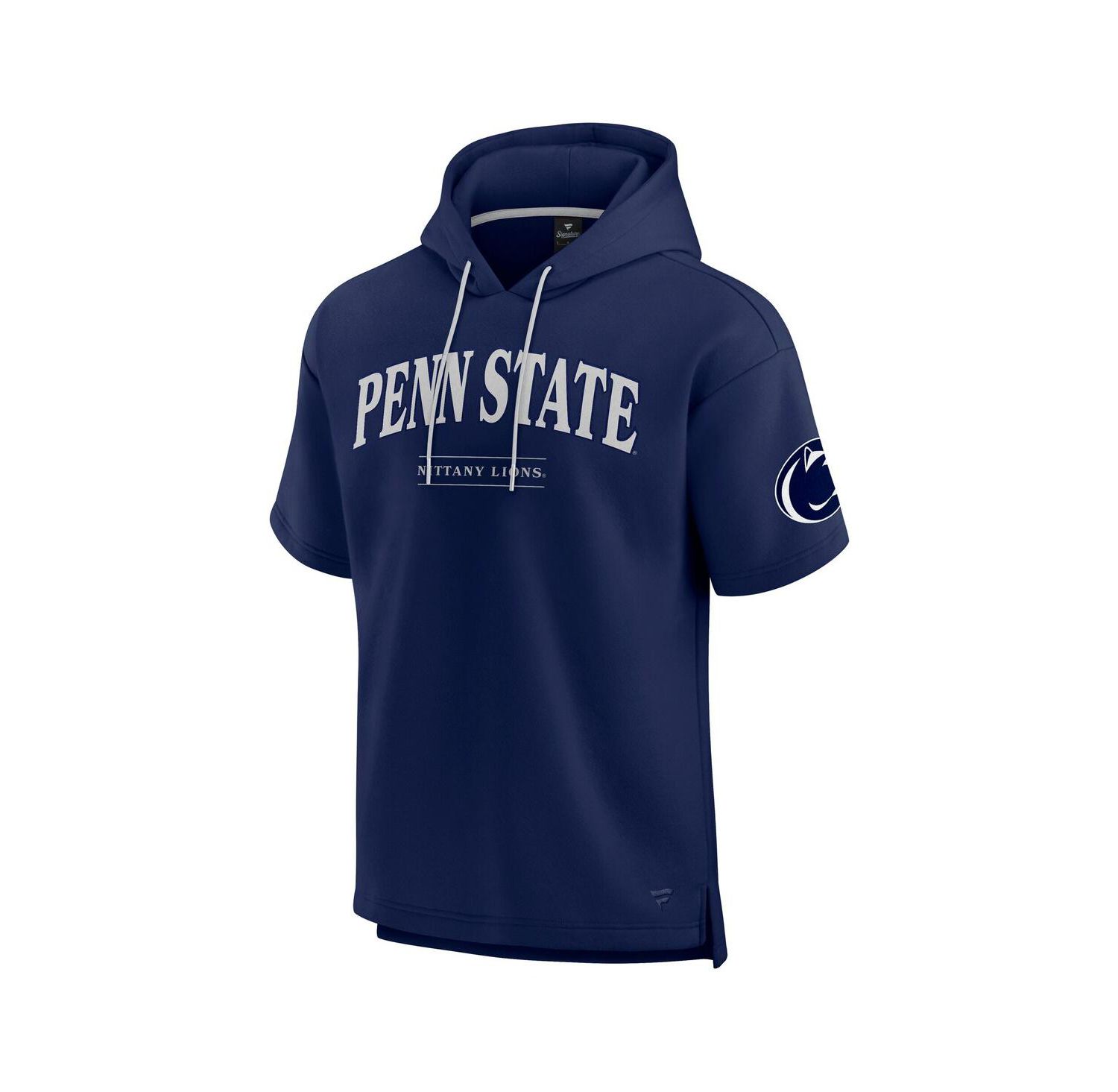 Men's Navy Penn State Nittany Lions Ready Short Sleeve Pullover Hoodie