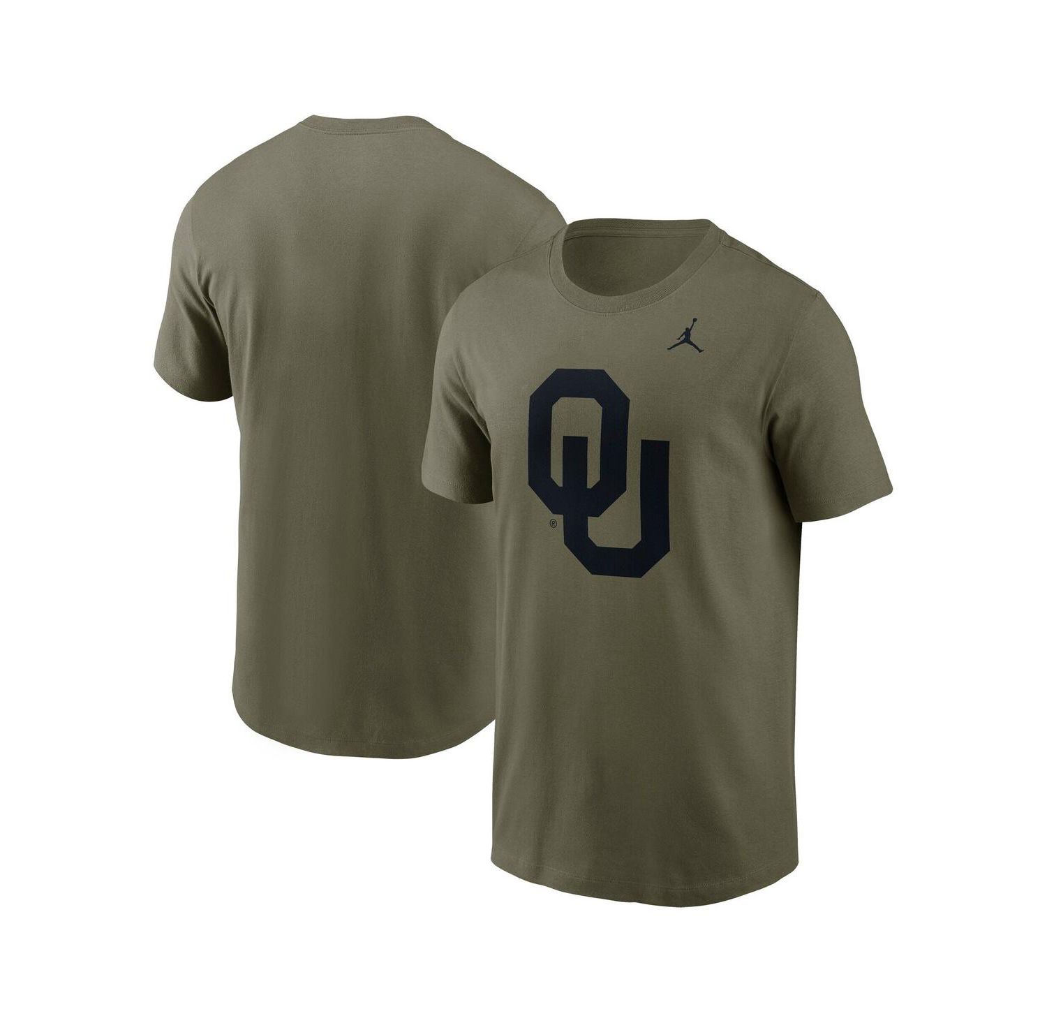 Men's Olive Oklahoma Sooners 2024 Military Appreciation Tonal Logo Performance T-Shirt