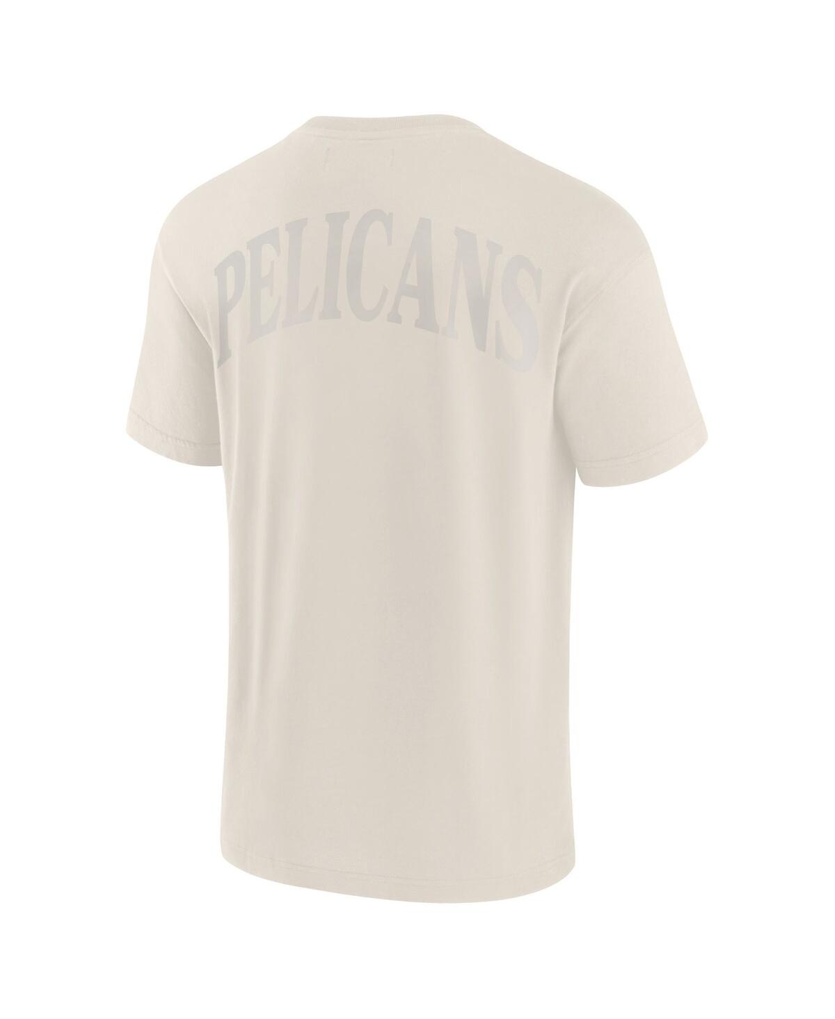 Fanatics Men's Cream New Orleans Pelicans Elements Iconic T-shirt In Cream