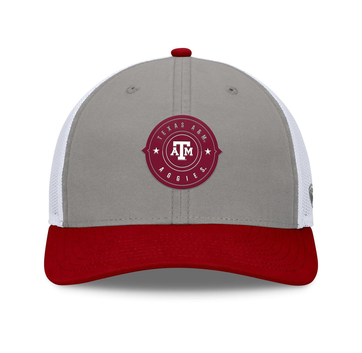 Men's Gray/Maroon Texas A&M Aggies Rob Trucker Adjustable Hat