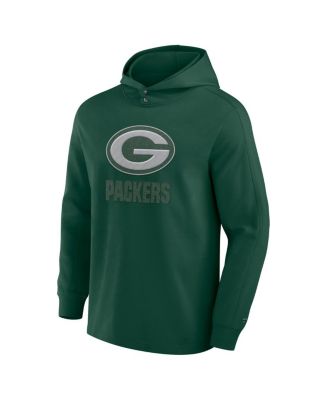 Men's Green Green Bay Packers Elements Blaze Tri-Blend Long Sleeve Hoodie T-Shirt