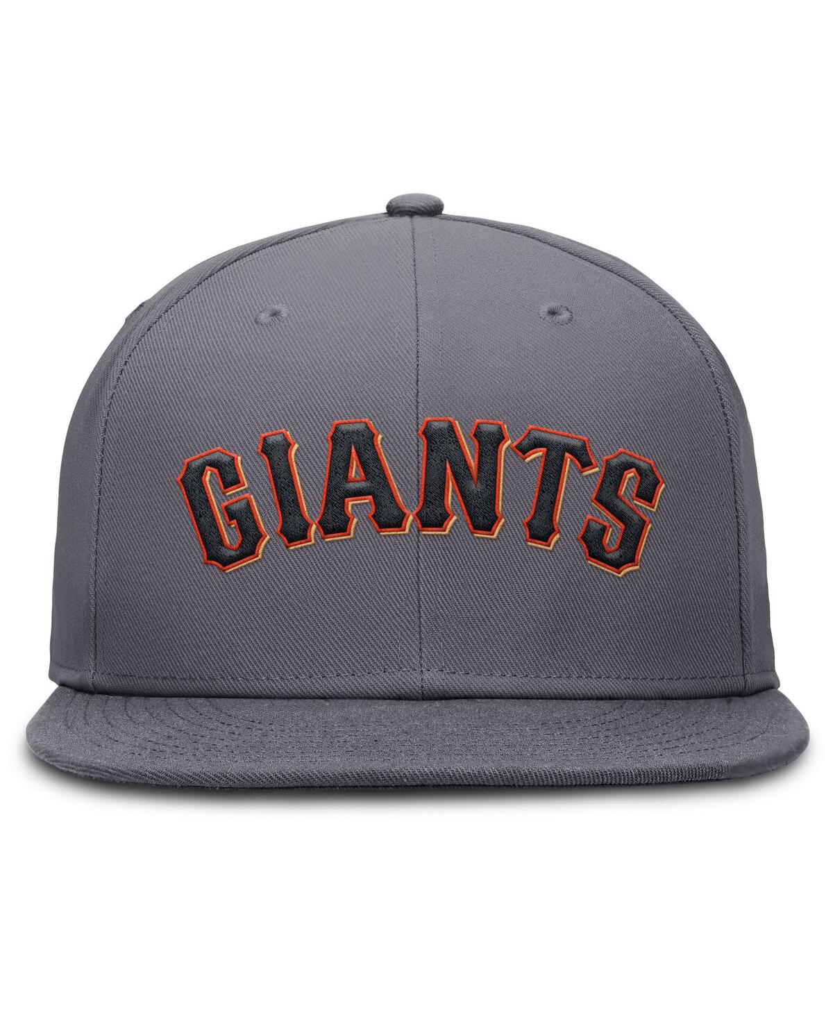 NIKE MEN'S GRAY SAN FRANCISCO GIANTS PERFORMANCE TRUE FITTED HAT