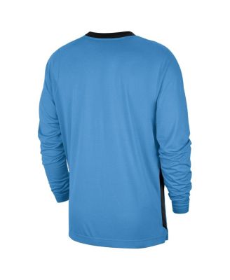 Men's Blue LA Clippers 2024/25 City Edition Authentic Pregame Performance Long Sleeve Shooting T-Shirt