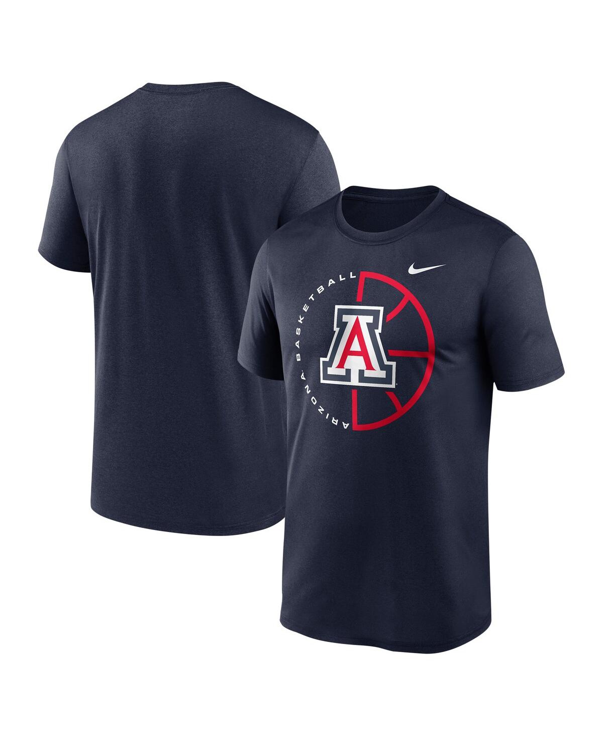 Nike Men's Navy Arizona Wildcats Legend Basketball Icon Performance T-shirt In Navy
