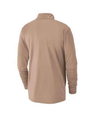 Men's Tan Chicago Bulls 2024/25 City Edition Authentic Coaches Performance Half-Zip Top