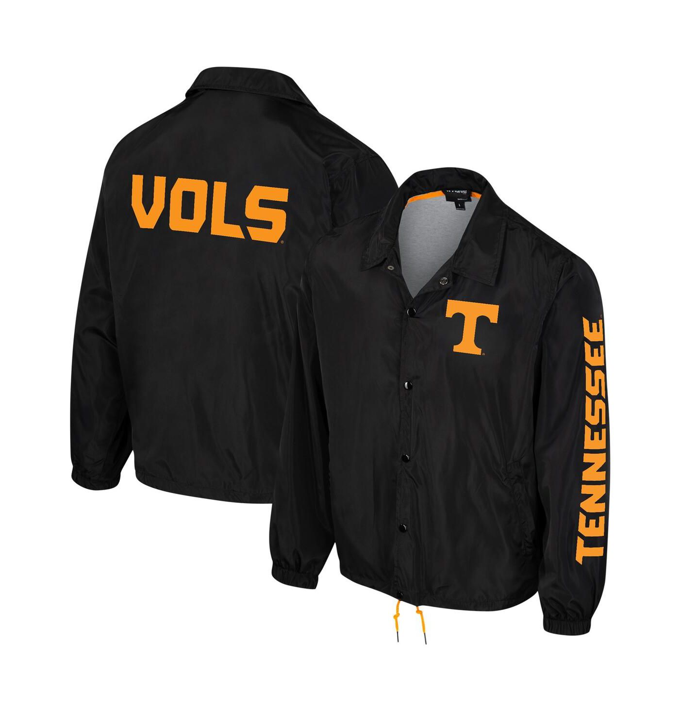 Куртка The Wild Collective Black Tennessee Volunteers Coaches Full-Snap — фото 1