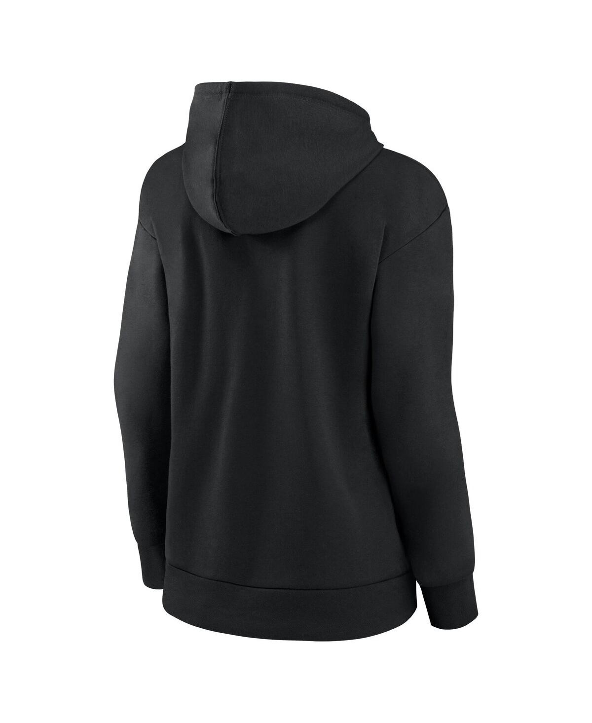 Fanatics Women's Black Vegas Golden Knights Authentic Pro Core Primary Fleece Pullover Hoodie In Black
