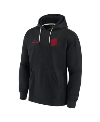 Men's and Women's Black Portland Trail Blazers Elements Super Soft Fleece Pullover Hoodie