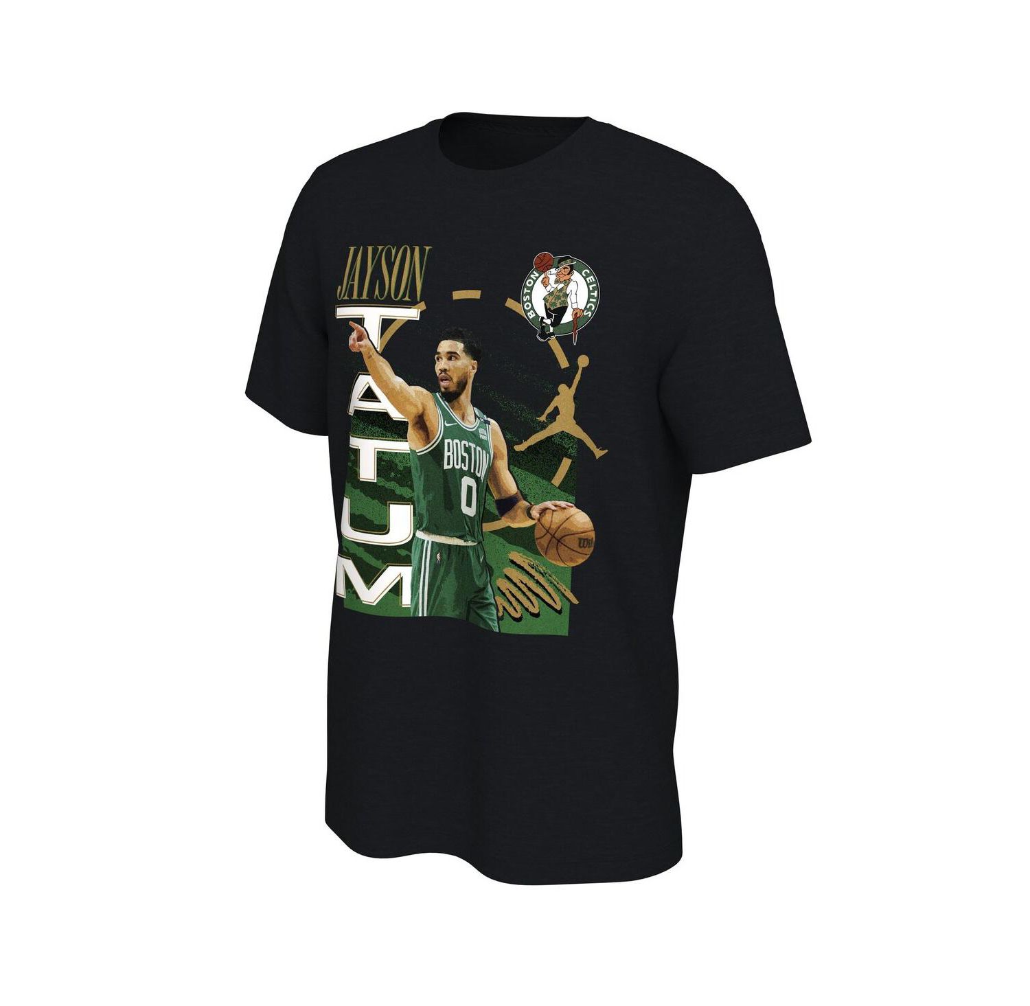 Men's Jayson Tatum Black Boston Celtics Player T-Shirt