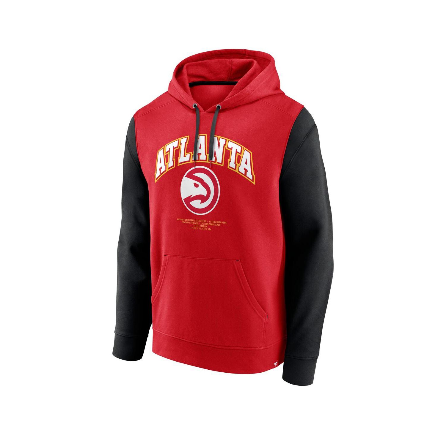 Men's Red Atlanta Hawks Scorer Pullover Hoodie