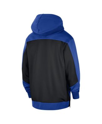 Men's Blue Dallas Mavericks Authentic On-Court Showtime Performance Full-Zip Hoodie