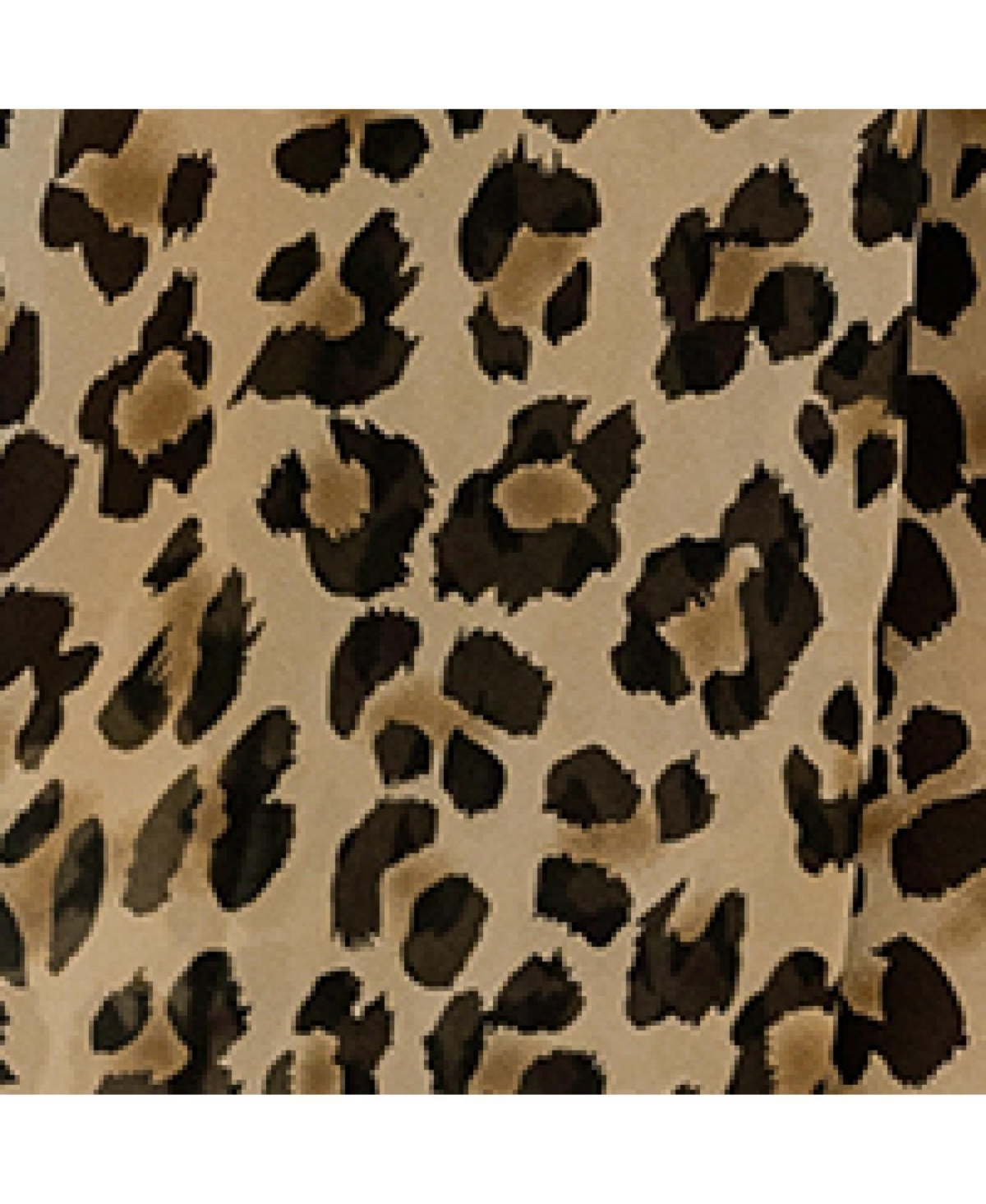 Cupshe Women's Leopard Print Straight Leg Cover-Up Pants