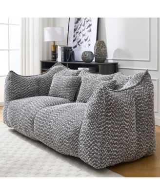 Bean Bag Chair for Adults, Cozy Chenille Sofa, Perfect for Gaming, Reading, and Relaxing