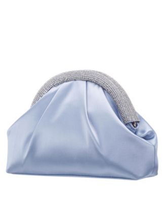 Small Crystal Trim Frame Clutch