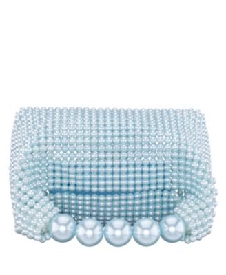 Large Beaded Handle Hobo Bag