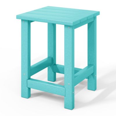 Kids Outdoor Patio Furniture HDPE Adirondack Square Side Table