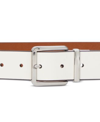 ベルト LAUREN RALPH LAUREN Woman Belt White 412957004 004 Lauren Ralph Lauren White Turn-Lock Skinny Leather Belt - Macy's